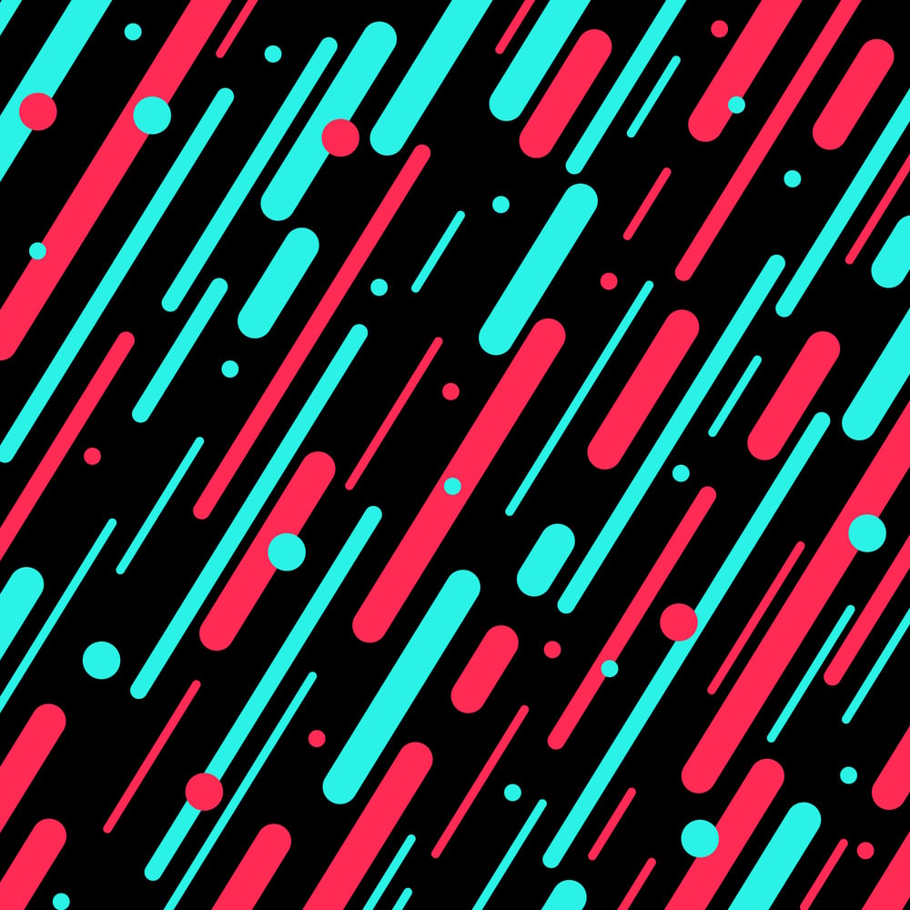 Futuristic blue red gradient vector black background pattern. Fu